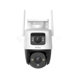 Camera supraveghere IP WiFi cu lentila duala Full-Color Imou Cruiser Dual IPC-S7XP-8M0WED, 5+3 MP, 2x 3.6 mm, IR/lumina alba 30 m, microfon si difuzor, slot card